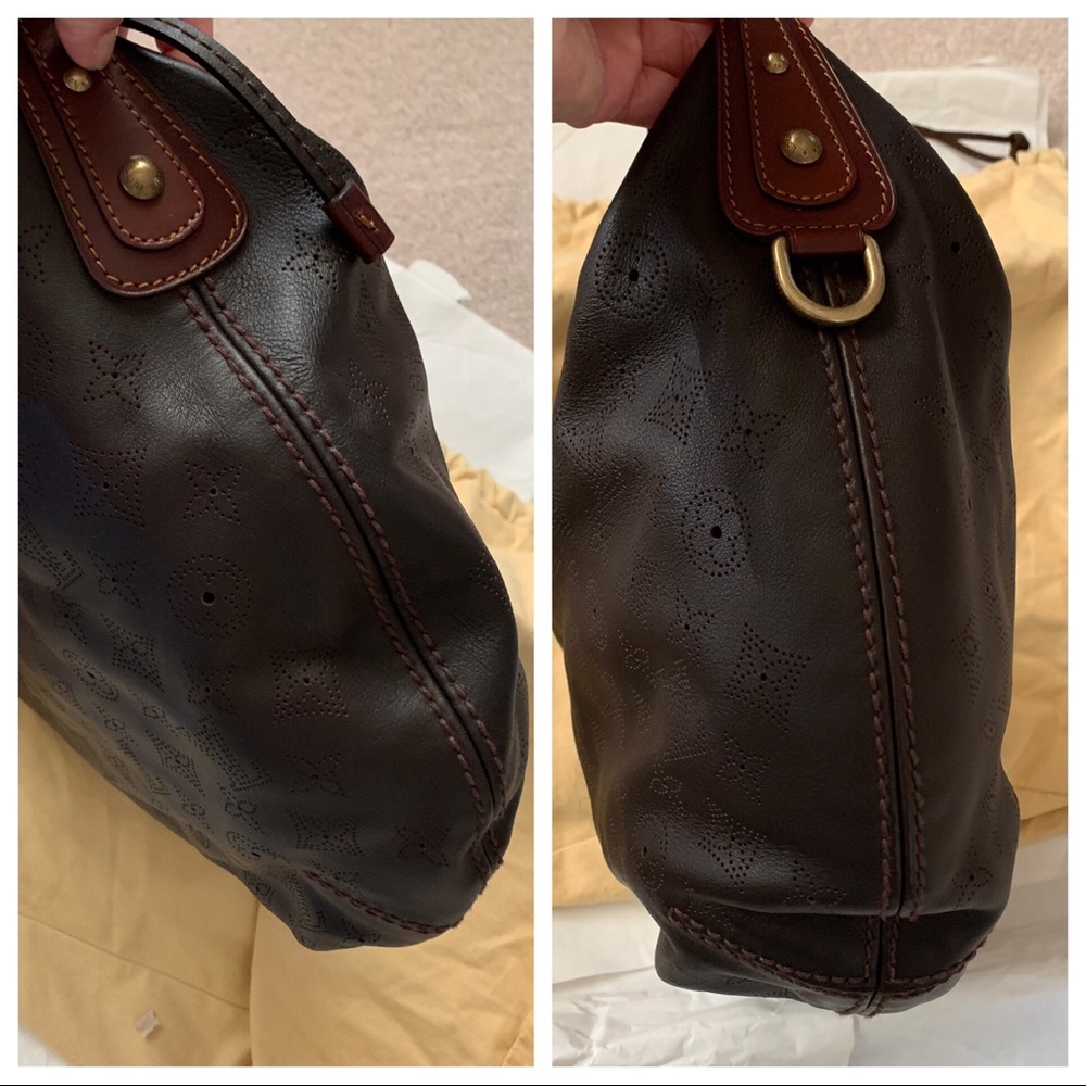 SOLD❗️LOUIS VUITTON Mahina Leather Onatah GM Bag - Picture 7 of 8